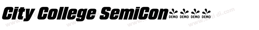 City College SemiCon字体转换